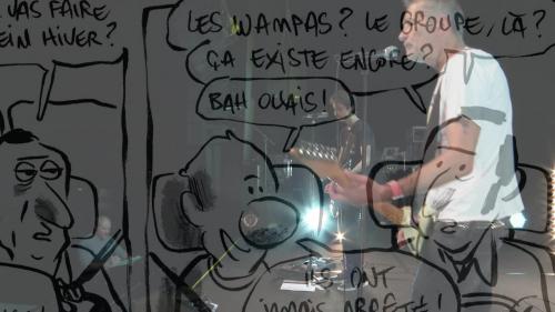 BD. Les Wampas en résidence se font croquer par le dessinateur Bouzard