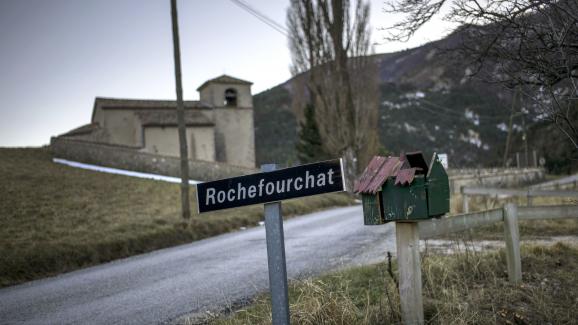 La commune de Rochefourchat, dans la Drôme, le 17 décembre 2013.