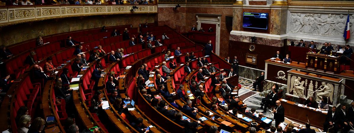 Les députés siègent à l\'Assemblée nationale, le 17 décembre 2019.