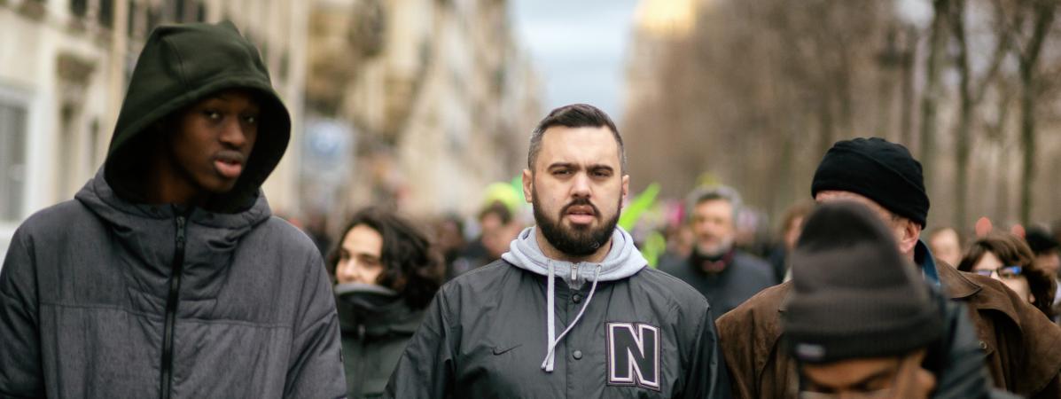 Eric Drouet, le 14 janvier 2020, Ã  Paris.&nbsp;