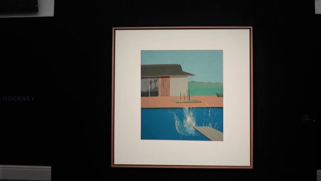 Peinture Nouveau Record Pour Une Piscine De David Hockney