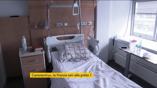 Covid-19 : des lits sont déjà prévus dans les hôpitaux français