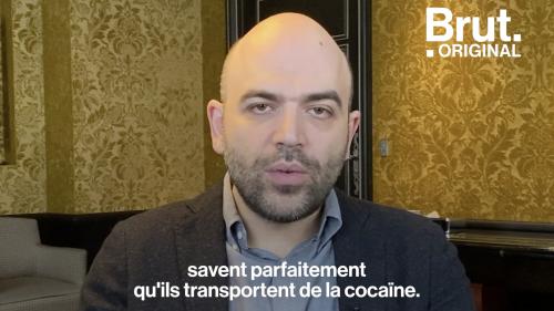 VIDEO. Roberto Saviano raconte comment la cocaïne est acheminée d'Amérique du Sud jusqu'en Europe