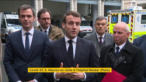 VIDEO. Coronavirus : Macron reconnaît que dans certains départements 