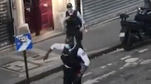 VIDEO. Coronavirus : des habitants confinés font danser des policiers à Paris