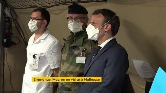 DIRECT. Suivez l'intervention d'Emmanuel Macron à 20 heures depuis l'hôpital de Mulhouse