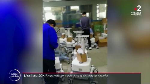 VIDEO. Sur internet, des respirateurs chinois se vendent à prix d'or