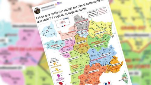 Non, une carte diffusée sur les réseaux sociaux n'annonce pas les dates du déconfinement