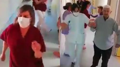 VIDEO. Coronavirus : le personnel d'un Ehpad danse le madison pour ses résidents confinés