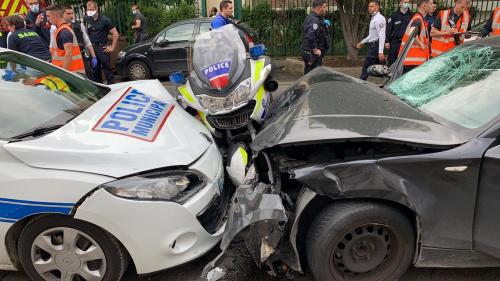 Hauts-de-Seine : un automobiliste fonce volontairement sur deux policiers à moto à Colombes, faisant un blessé grave