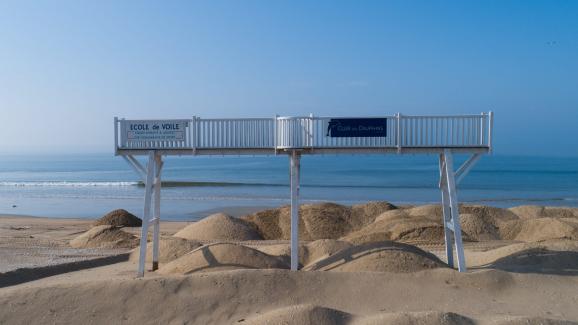 La plage de La Baule (Loire-Atlantique), le 26 avril 2020.&nbsp;