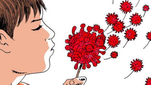 Du microscope électronique à la BD, comment le coronavirus est dessiné par les scientifiques et les auteurs