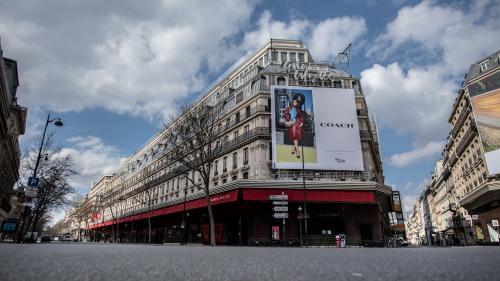 Réouverture des Galeries Lafayette à Paris : 