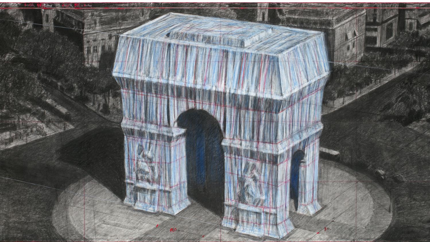 Christo : malgré la disparition de l'artiste, l'empaquetage de l'Arc de