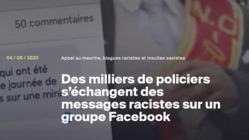 La justice ouvre une enquête sur des messages racistes attribués aux forces de l'ordre