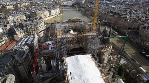 Incendie de Notre-Dame : la dernière étape du démontage de l'échafaudage sinistré débute aujourd'hui