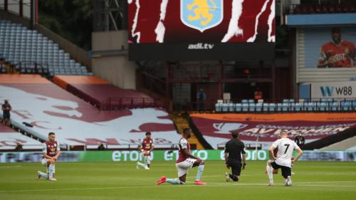 Hommage à George Floyd, supporters sur Zoom, VAR en panne... Les images fortes du retour de la Premier League