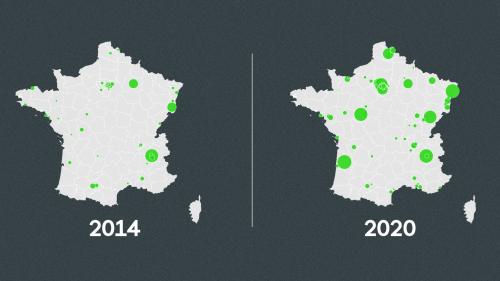 Résultats des élections municipales : visualisez en un gif la poussée spectaculaire des écologistes