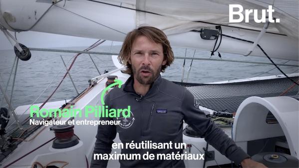 VIDEO. Le navigateur Romain Pilliard nous emmène dans son trimaran recyclé