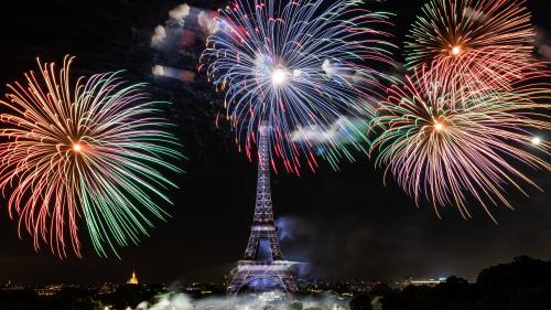 14-Juillet : malgré l'interdiction, de nombreux Parisiens au spectacle du feu d'artifice