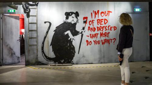 Un Banksy effacé du métro de Londres comme un simple graffiti