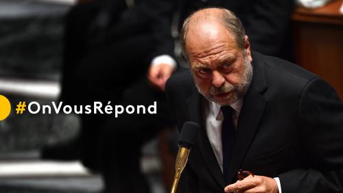 #OnVousRépond : posez vos questions à Eric Dupond-Moretti, ministre de la Justice, invité du JT de 20h de France 2 dimanche soir