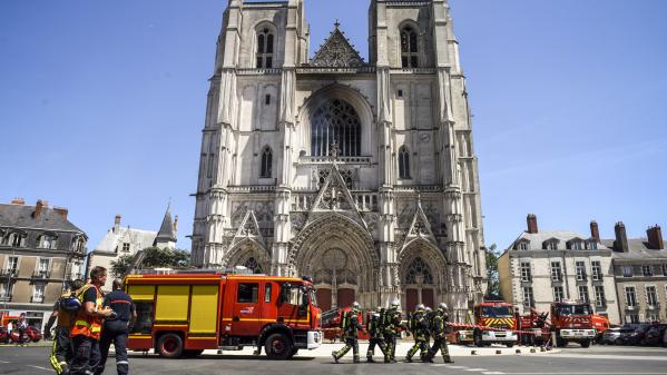 Incendie de la cathédrale de Nantes : un bénévole du diocèse placé en garde à vue