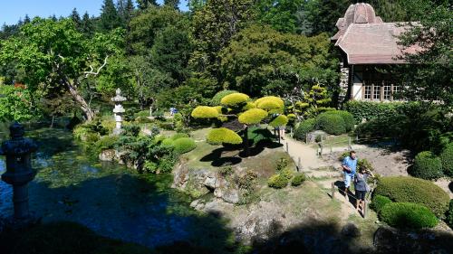 Un été en France. Le parc oriental de Maulévrier vers Cholet, dans l'Ouest de la France