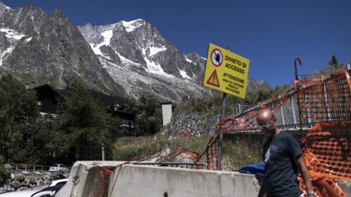 Climat : un glacier du Mont Blanc sur le point de s'effondrer en Italie