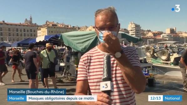 Marseille : masques obligatoires dans la rue pour lutter contre la propagation du virus