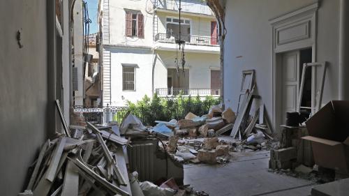 Beyrouth : le couturier Elie Saab a retrouvé sa maison en ruines après l'explosion dévastatrice du 4 août