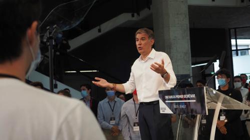 Université d'été du PS : depuis Blois, Olivier Faure répond au 