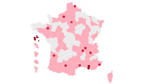 CARTE. Covid-19 : alerte renforcée, maximale ou simple vigilance, découvrez le niveau d'alerte de votre département