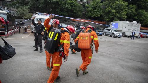 Chine : 17 personnes se retrouvent piégées dans une mine après une fuite de gaz