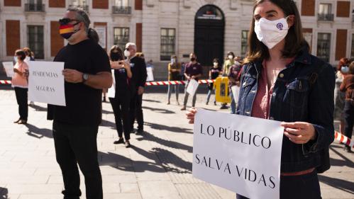 Face à la recrudescence des cas de Covid-19, l'Espagne boucle la ville de Madrid