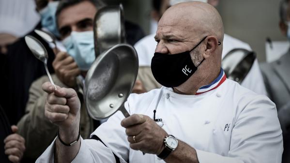 Coronavirus : les restaurateurs manifestent pour éviter de fermer