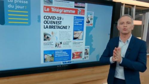 Le kiosque à journaux : Covid-19, François Baroin, fin de l'école à la maison