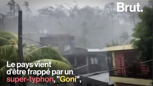 VIDEO. Le super-typhon Goni touche durement Les Philippines