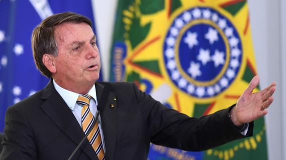 Le président du Brésil, Jair Bolsonaro, à Brasilia, le 10 novembre 2020.&nbsp;