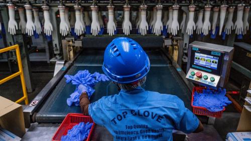 En Malaisie, l'industrie du gant en caoutchouc pointée du doigt pour sa gestion du Covid-19 dans ses usines