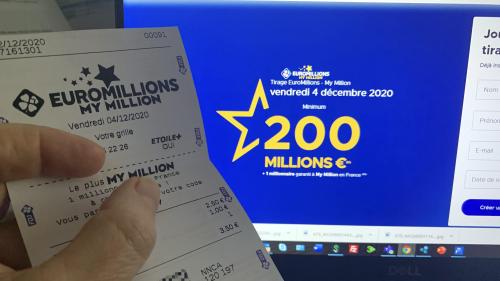 EuroMillions : un jackpot inédit de 200 millions en jeu vendredi