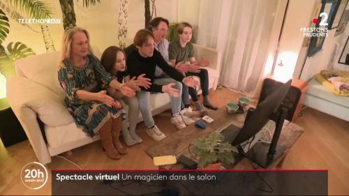 Spectacle virtuel : un magicien s'invite dans votre salon