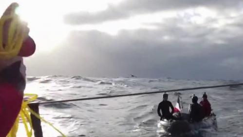 Vendée Globe : le transfert spectaculaire de Kevin Escoffier