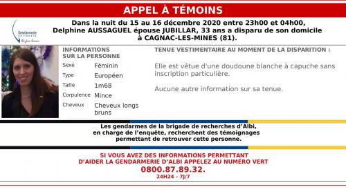 Tarn : un appel à témoins lancé après la disparition d'une femme de 33 ans près d'Albi