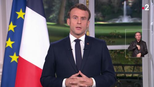 Les vSux novateurs d'Emmanuel Macron aux Français