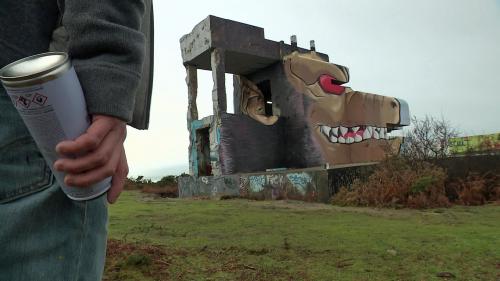 Bleasea, l'embellisseur des blockhaus livre deux nouvelles oeuvres monumentales aux plages normandes