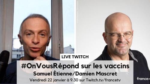 #OnVousRépond Vaccins contre le Covid-19 : découvrez toutes les réponses aux questions que vous nous avez posées sur Twitch