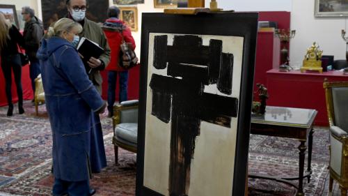 Un tableau de Soulages ayant appartenu à Senghor vendu 1,5 million d'euros