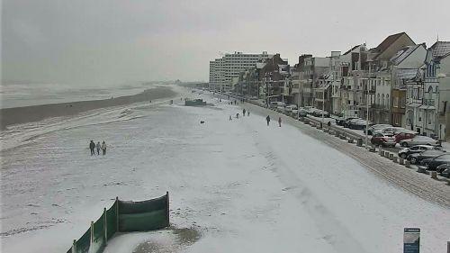 EN IMAGES. Dans le Nord-Pas-de-Calais, les flocons s'invitent sur le littoral