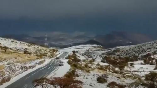 VIDEO. Météo : des internautes filment la neige en Arabie Saoudite